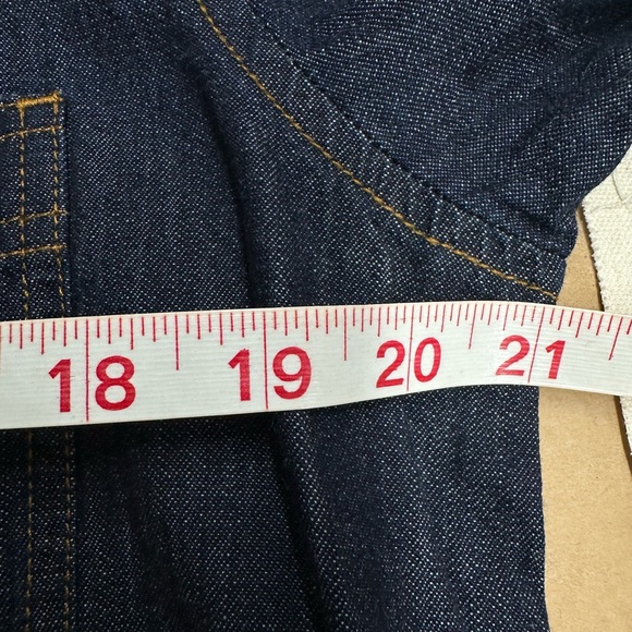 Lauren Ralph Lauren Blue Denim Button-Up Shirt - Picture 5 of 7